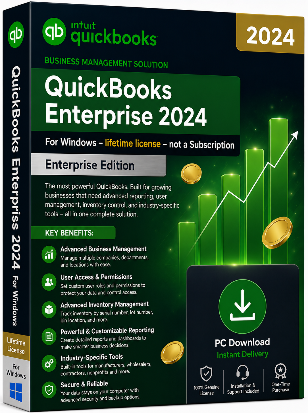 ENTROUPRIS QuickBooks Enterprise 2024 For windows – lifetime license – not a Subscription - Image 1