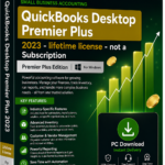 QuickBooks Desktop Premier Plus 2023 - lifetime license - not a Subscription