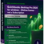 Quickbooks desktop Pro 2024 for windows – lifetime license - not a Subscription